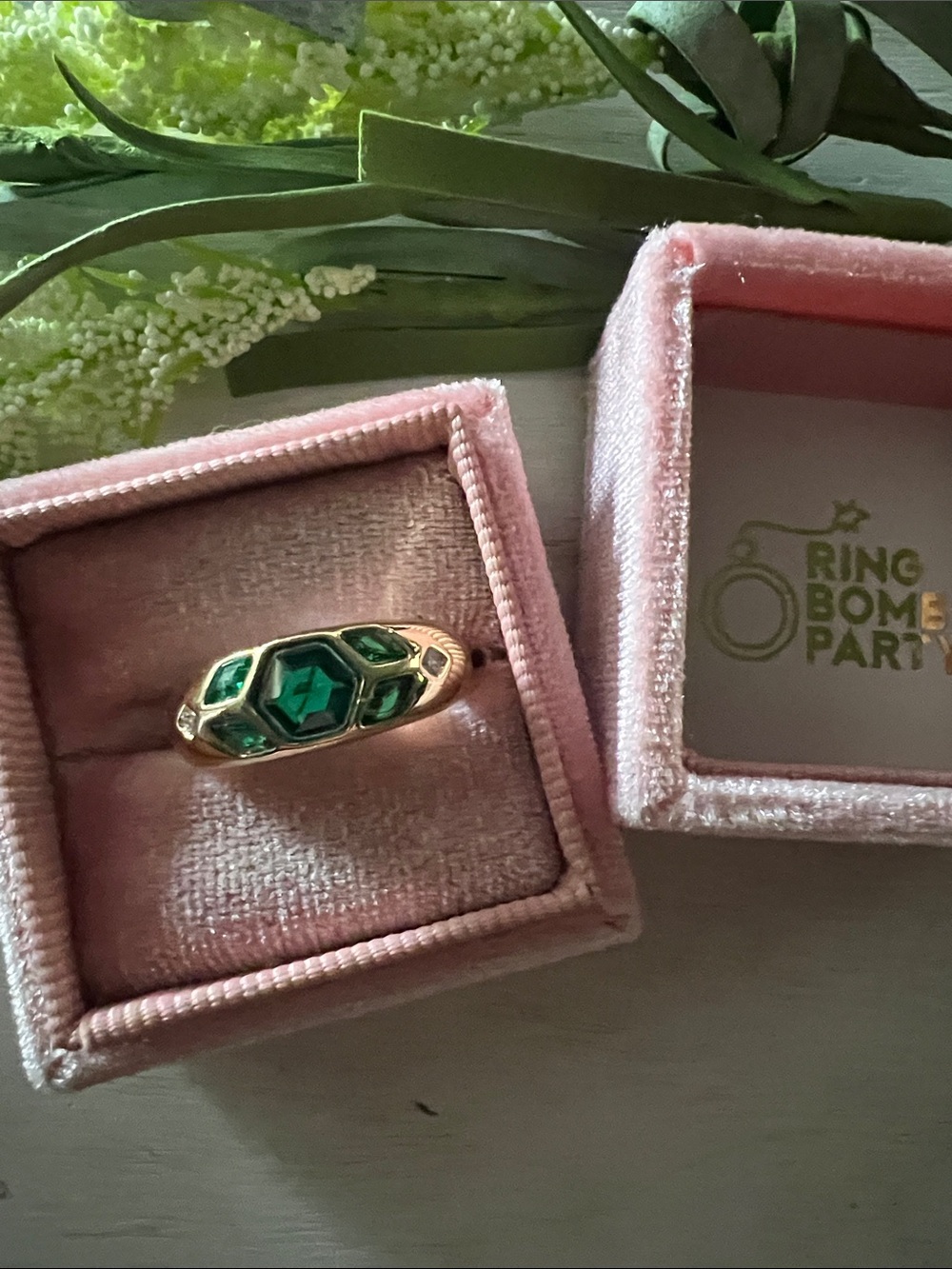 Bomb party “the alessia ring” size 8